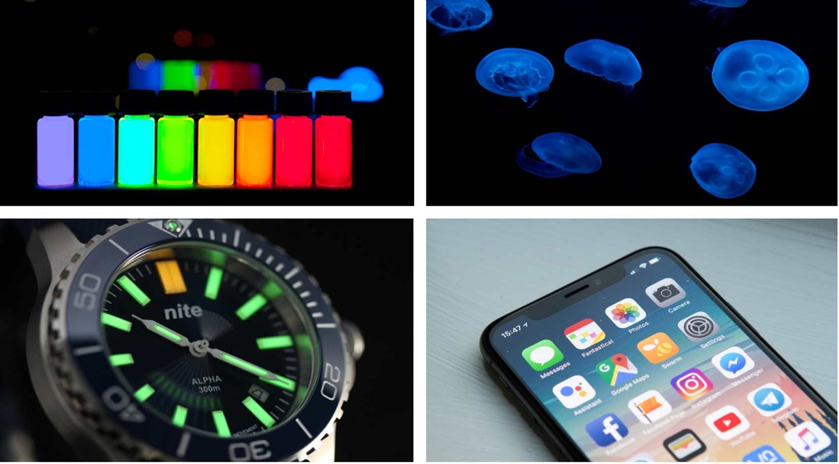 Fluorescence, Phosphorescence and Photoluminescence Differences