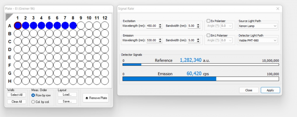 Fluoracle fluorescence plate reader software 