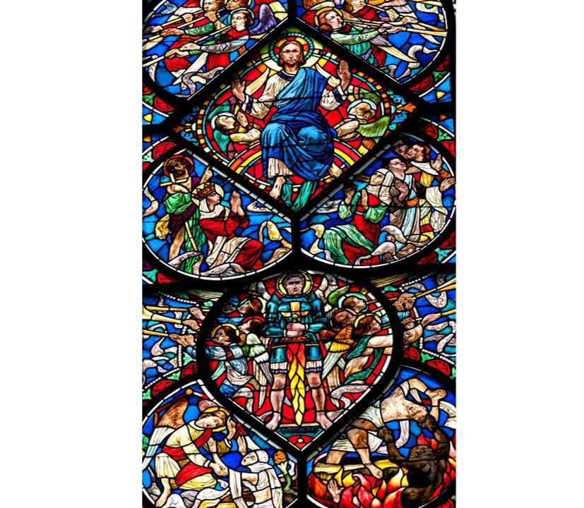 Gold Nanoparticles are responsible for red colour in stained glass windows 