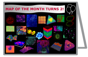 Map of the Month - Birthday Card